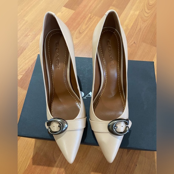 NIB Authentic Coach waverly pump heels sz 9 - Picture 3 of 13